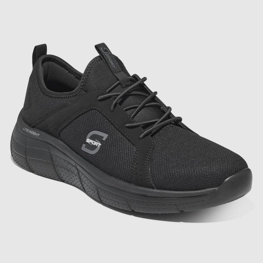S Sport by Skechers Men's Brennen 2.0 Slip-On Sneakers - Black Size 11.5